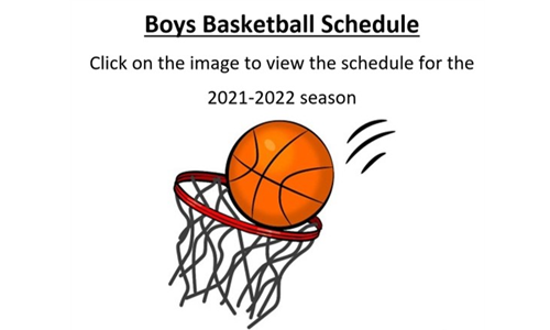 Boys Basketball Schedule