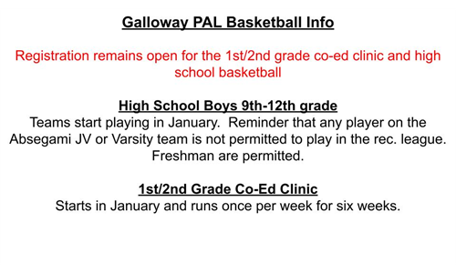 High School and Co-Ed Clinic